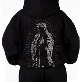 VIRGENCITA RHINESTONE HOODIE (unisex)