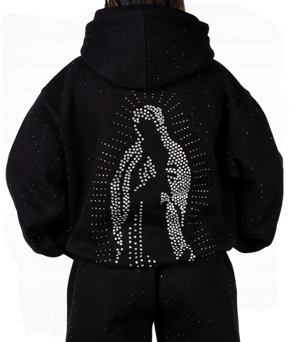 VIRGENCITA RHINESTONE HOODIE (unisex)