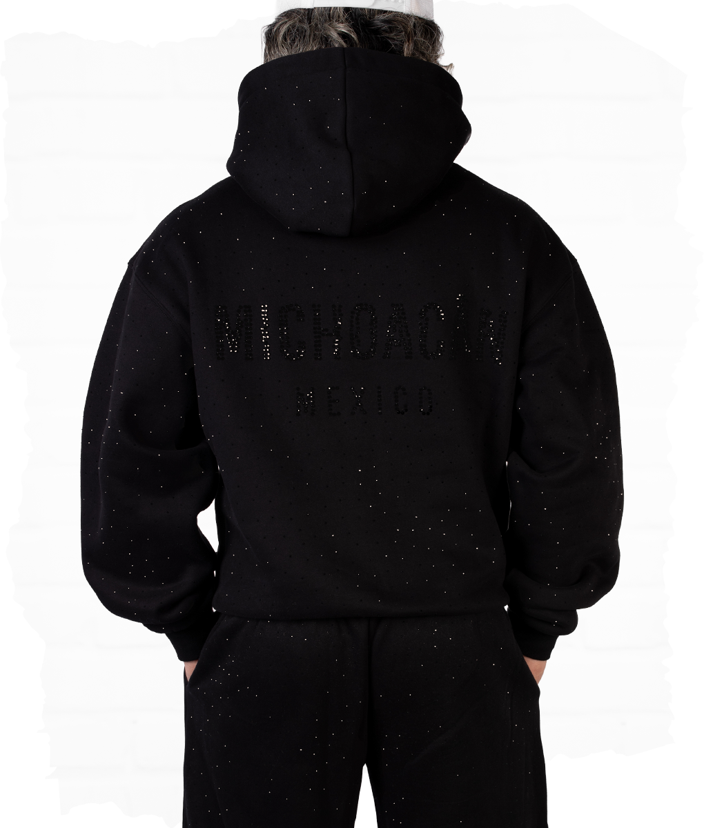 ALUCIN RHINESTONE STATE HOODIE (unisex) – Herencia Clothing