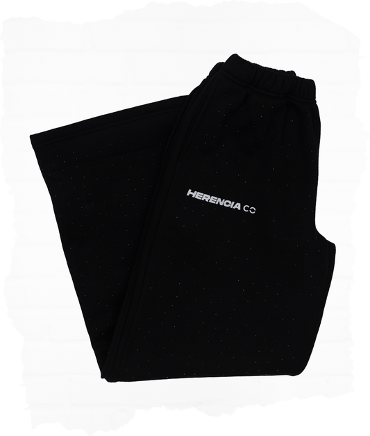 Black Rhinestone Pants (unisex)
