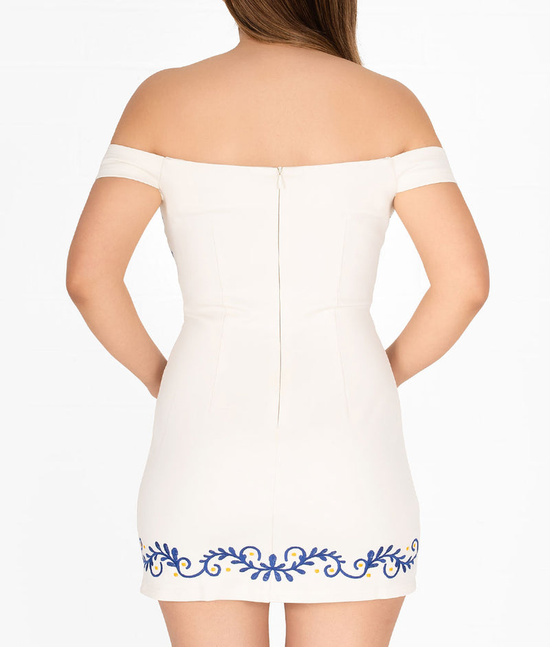 State Isabel Embroidered Dress-Holiday Edition