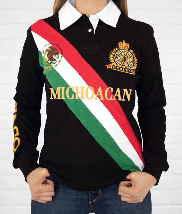 Michoacan Women's Long Sleeve Polo
