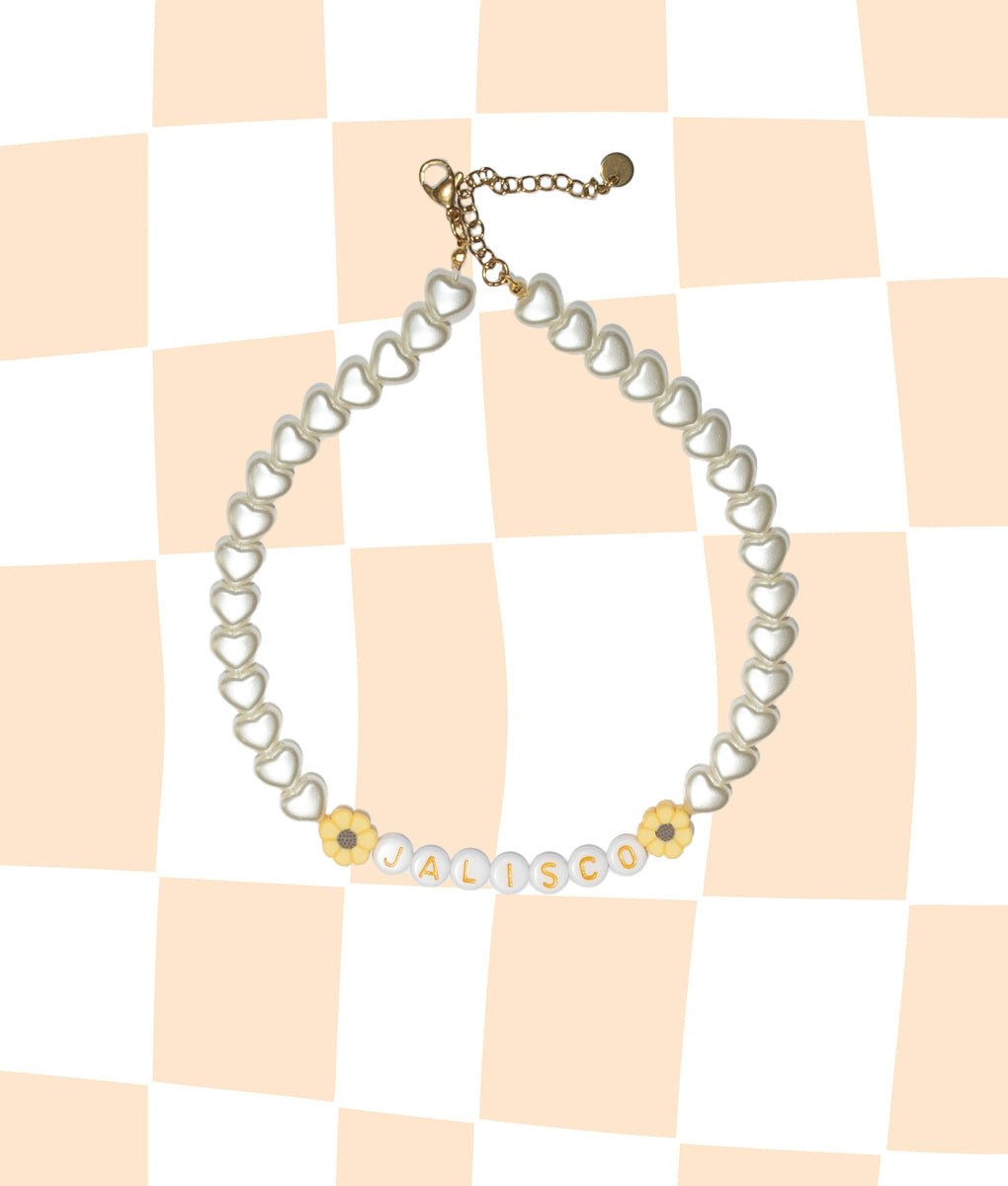 State Heart Pearl Choker