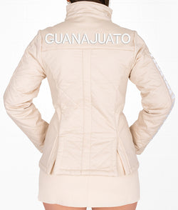 State Women's Quilted Softshell Jacket - Vanilla – Herencia Clothing