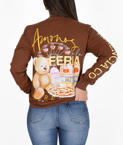 Amonos A La Feria Long Sleeve Pocket Tee
