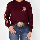 Con El Corazon State Long Sleeve Pocket Tee