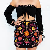 Catrina Embroidered Skirt