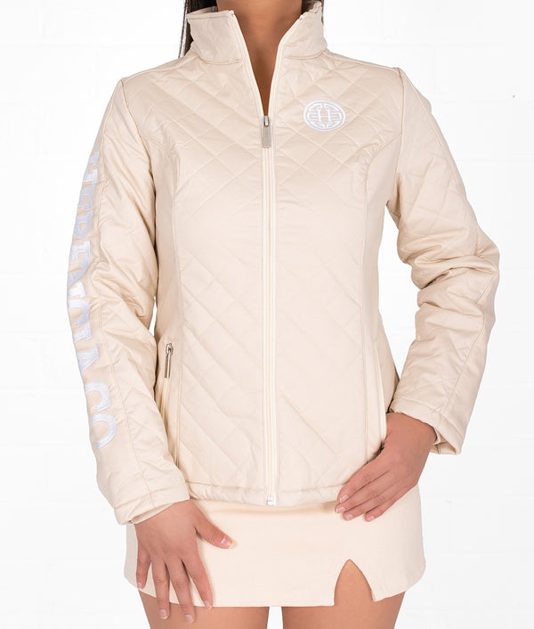 State Women's Quilted Softshell Jacket - Vanilla