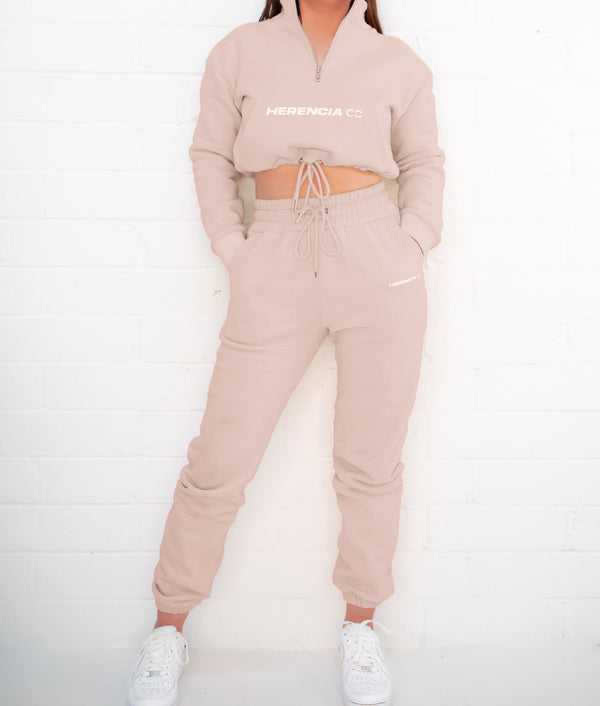 Light Brown State Two Piece Jogger Set