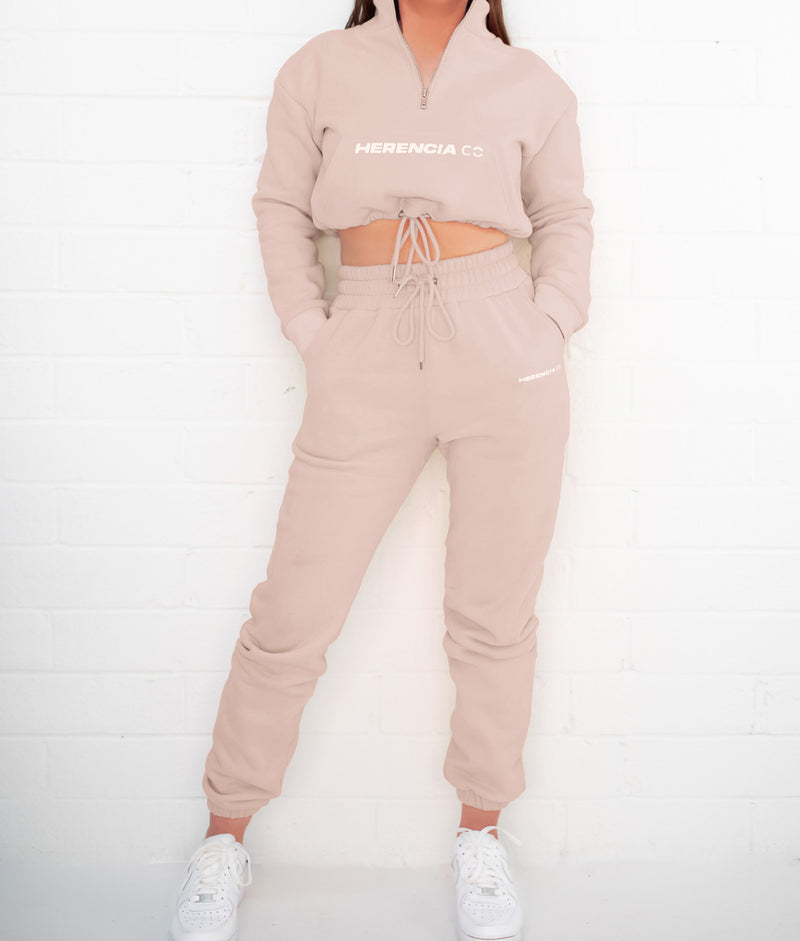 Light Brown State Two Piece Jogger Set
