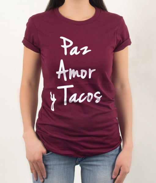Paz Amor y Tacos Tee