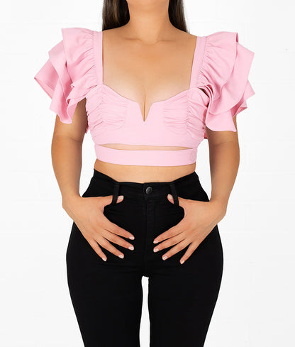 Consentida Ruffle Top