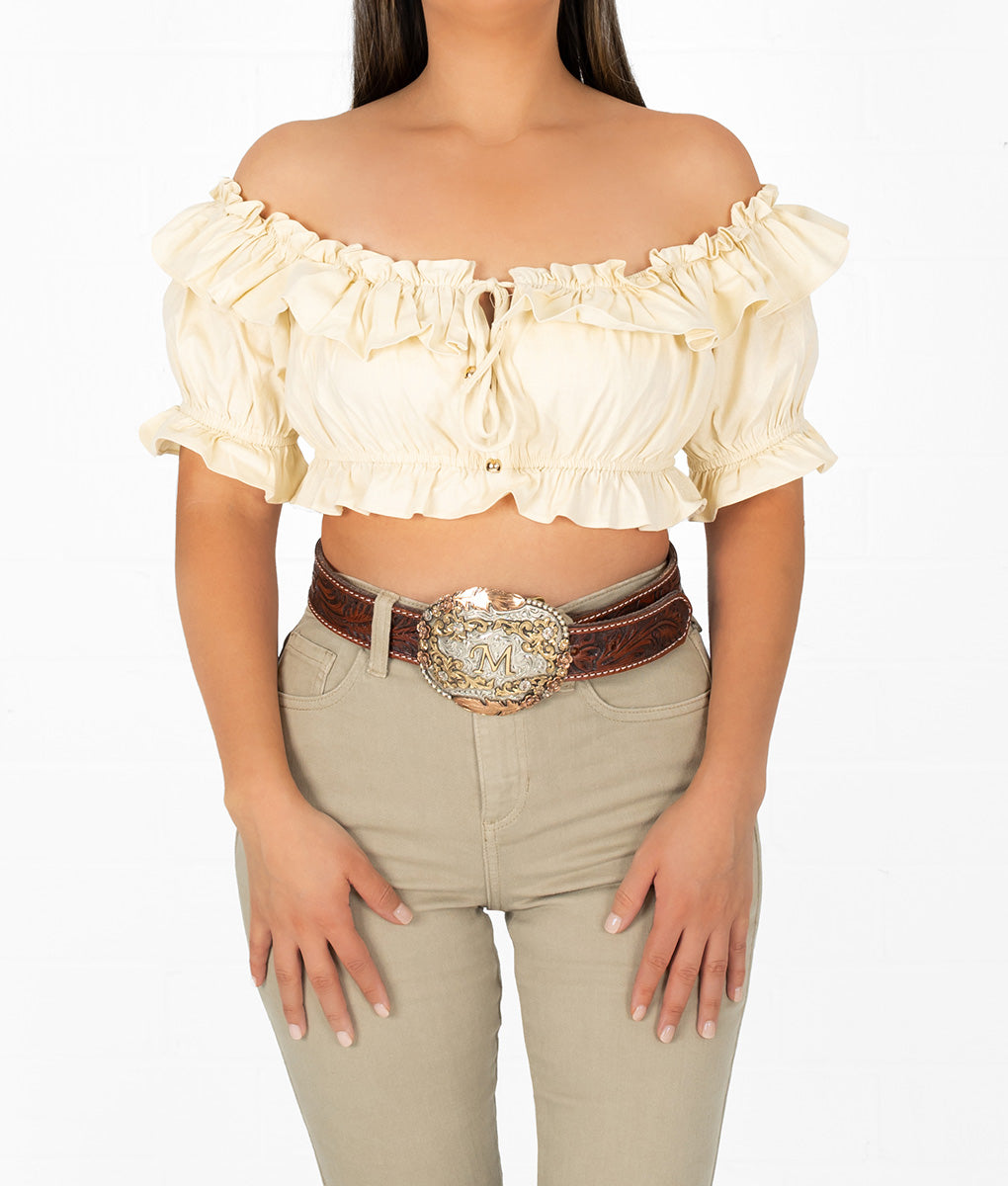 Juanita Off The Shoulder Crop Top