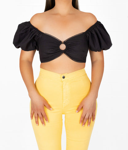 Abeja Miope Tie Top