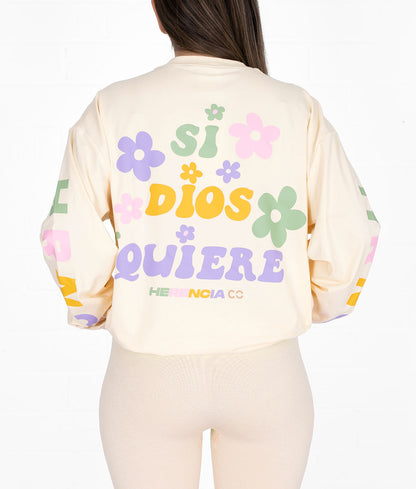 Si Dios Quiere Unisex Oversized Tee