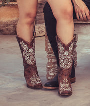 Ximena Embroidered Western Boot – Herencia Clothing
