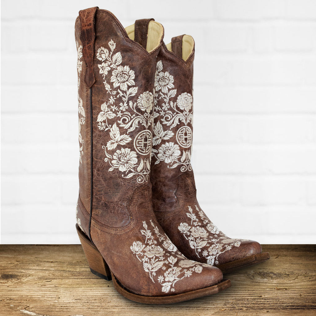 Ximena Embroidered Western Boot - Main Image