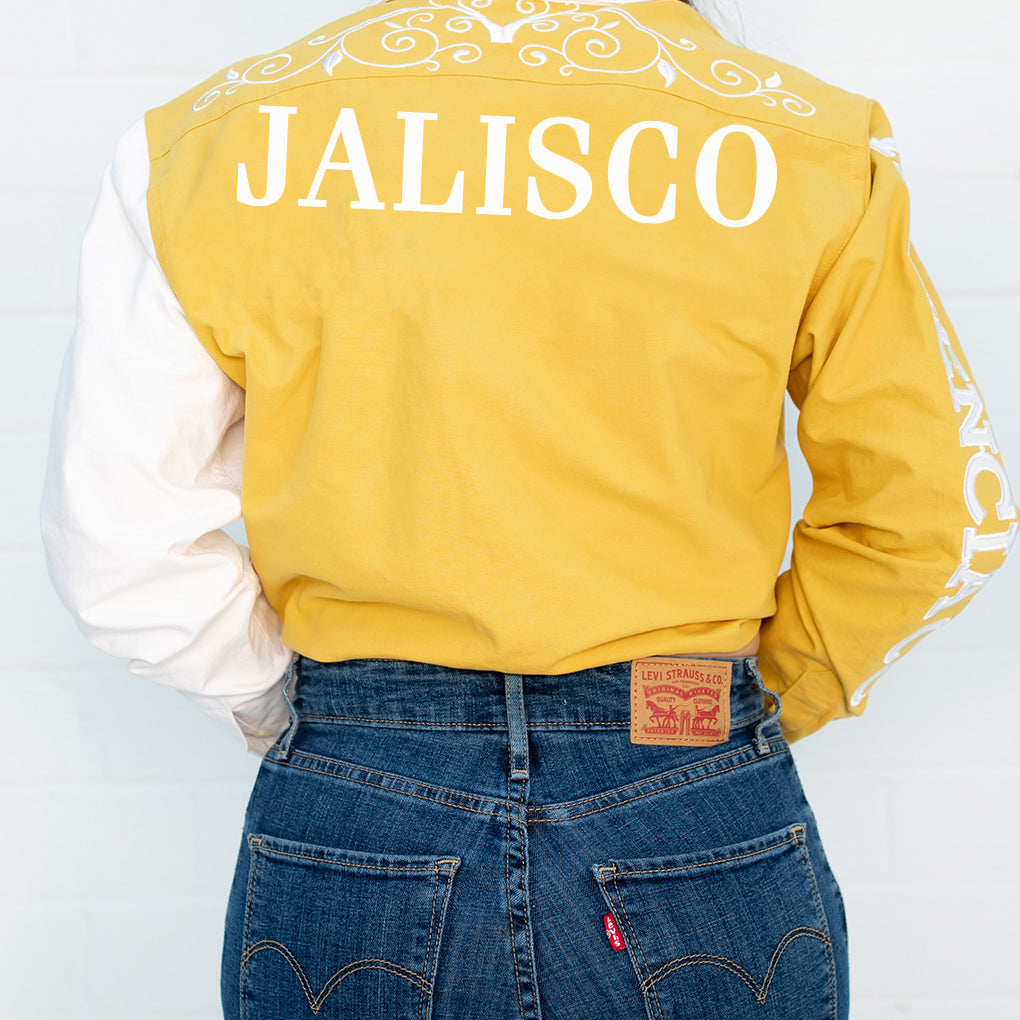 Yellow State Men's Jaripeo Button-Down