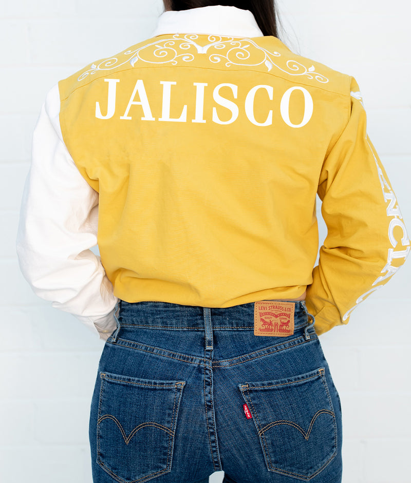 Yellow State Women's Jaripeo Button-Down