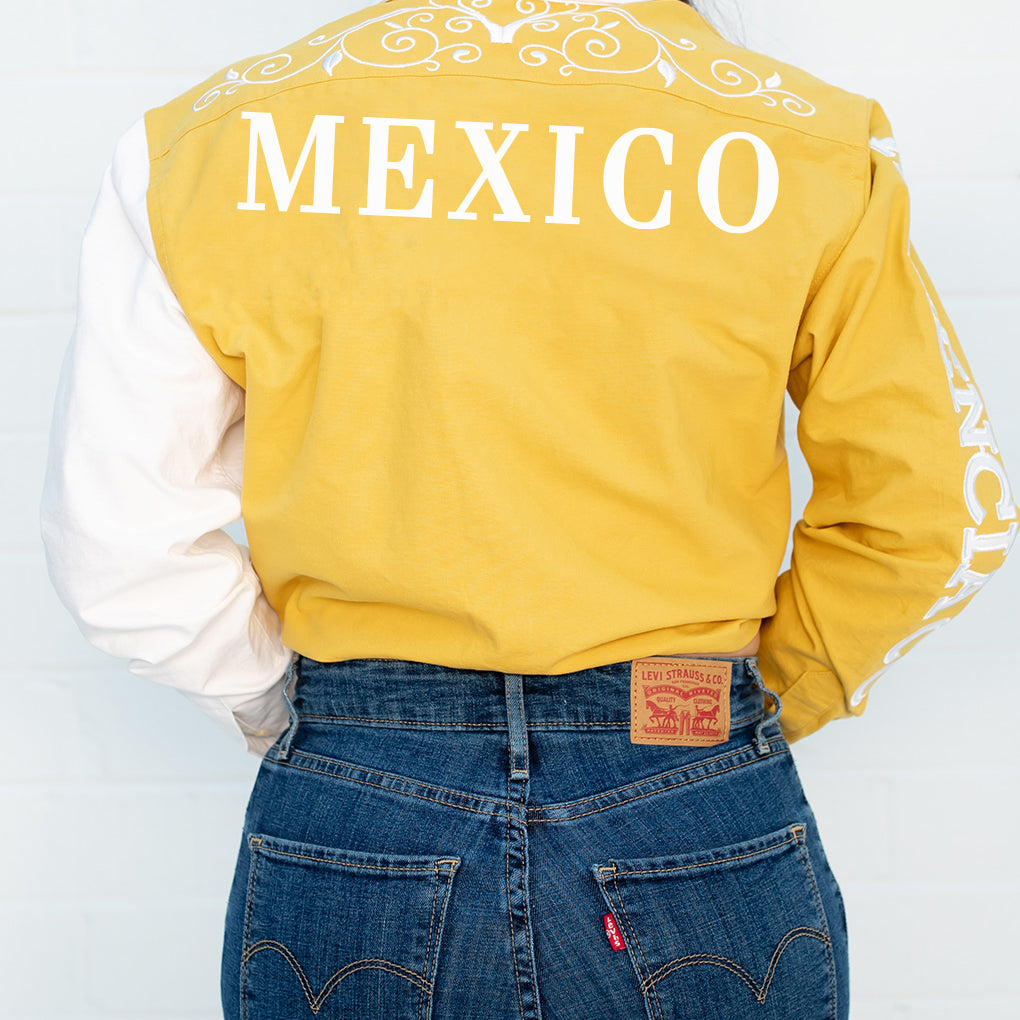 Yellow State Men's Jaripeo Button-Down
