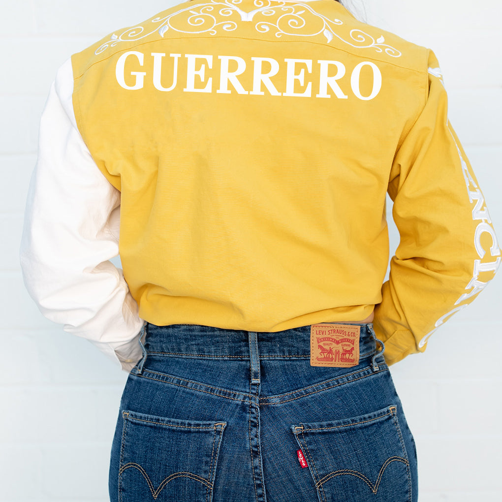 Yellow State Men's Jaripeo Button-Down