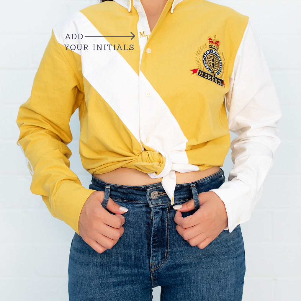 Yellow State Men's Jaripeo Button-Down