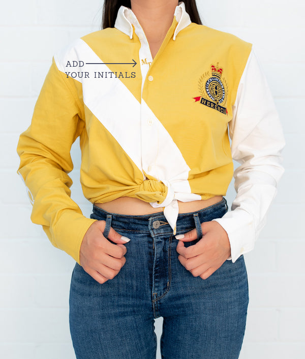 Yellow State Women's Jaripeo Button-Down