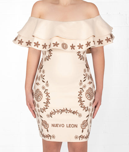 State Aztec Princess Embroidered Dress Holiday Edition