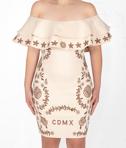 State Aztec Princess Embroidered Dress Holiday Edition